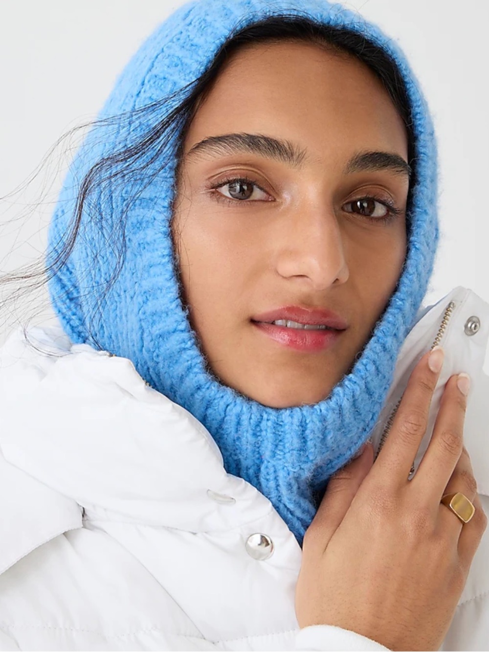 Blue Knit Balaclava
